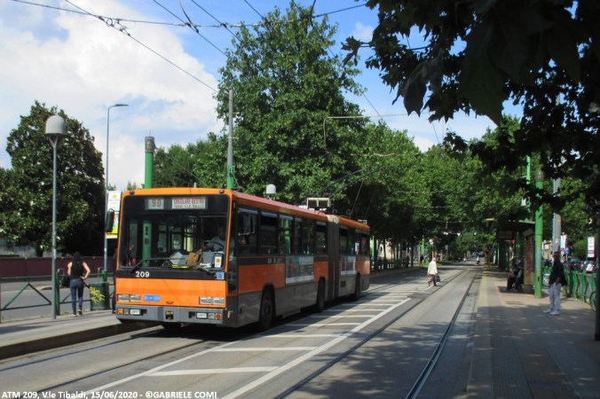 filobus bredabus atm milano 209 linea 90