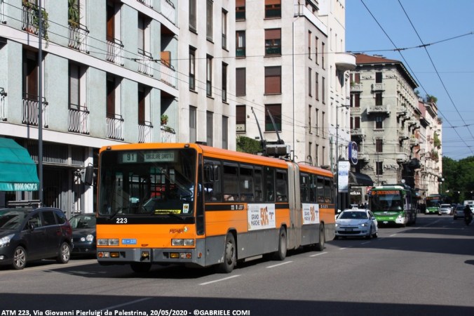 filobus bredabus atm milano 223 linea 91