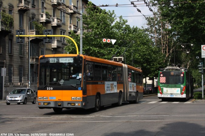 filobus bredabus atm milano 229 linea 90