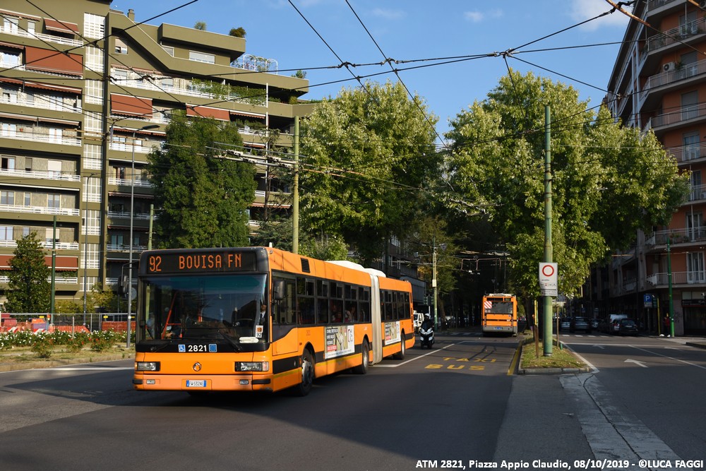 autobus cityclass atm 2821 milano linea 92