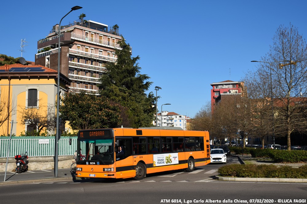 autobus cityclass atm 6014 milano collegamento