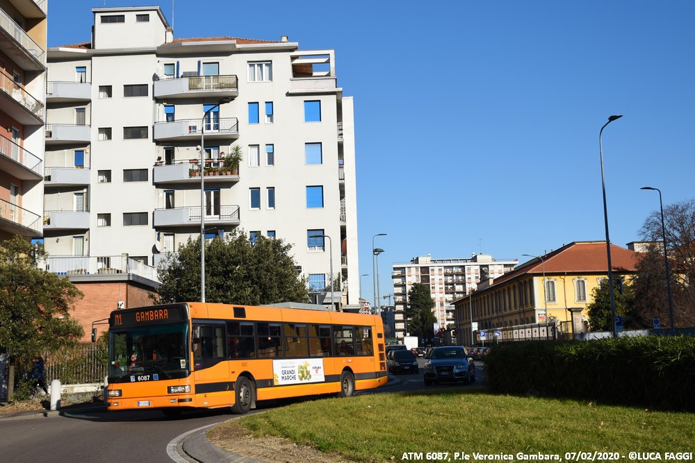 autobus cityclass atm 6087 milano linea M1 collegamento