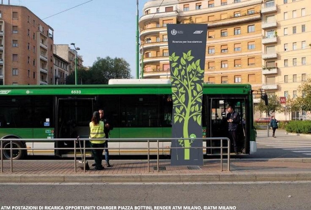 colonnine elettrico pantografo piazza bottini