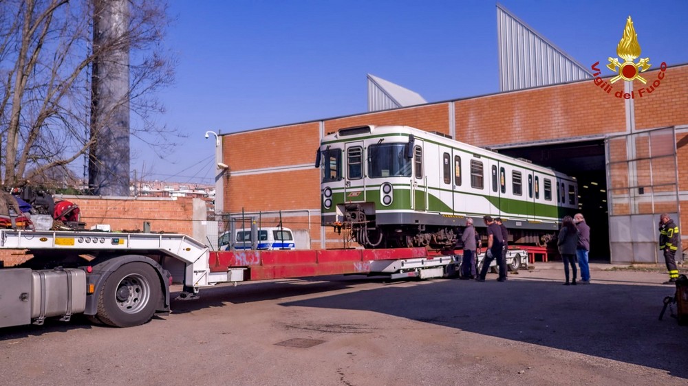 Un’elettromotrice M2 per i Vigili del Fuoco di&nbsp;Milano